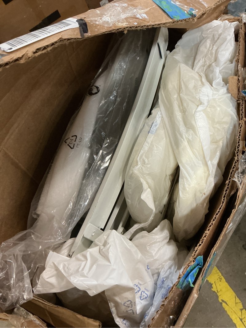 Condition photo showing As Is for bistro table and chairs set of 2, 3 piece outdoor/indoor folding patio bistro sets, 2 chair patio furniture set with table, premium frame foldable coffee tables for balcony, yard, garden, black