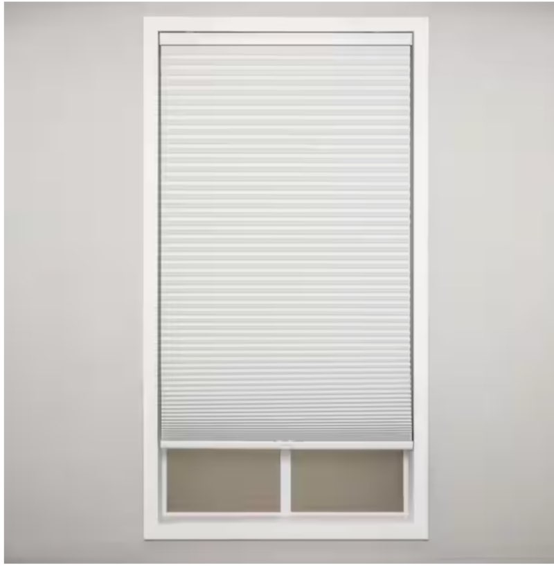 Cream Cordless Blackout Polyester Cellular Shades - 26 in. W x 48 in. L