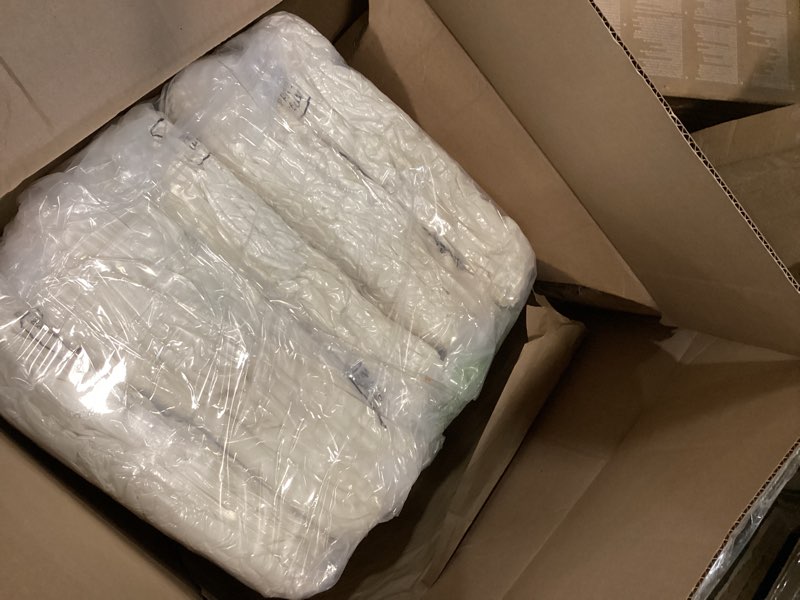 Condition photo showing Good Condition for buryeah 60 pack oeko-tex certified wedding flannel throw blanket bulk 50 x 60 inch soft fleece lap blanket with thank you cards ribbon for guests sleepover spa slumber gifts (cream white) cream white 60