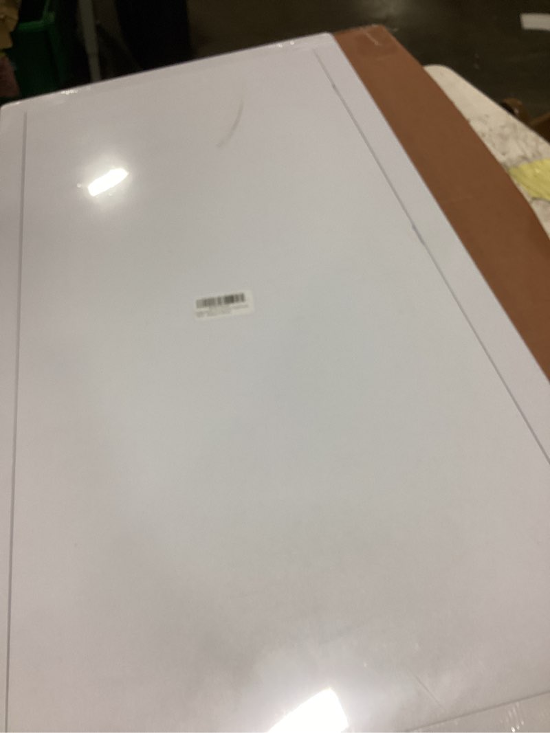 Condition photo showing As Is for plumbing access panel for drywall 14 x 29 inch plastic access door removable wall access panel ceiling reinforced hinged durable white