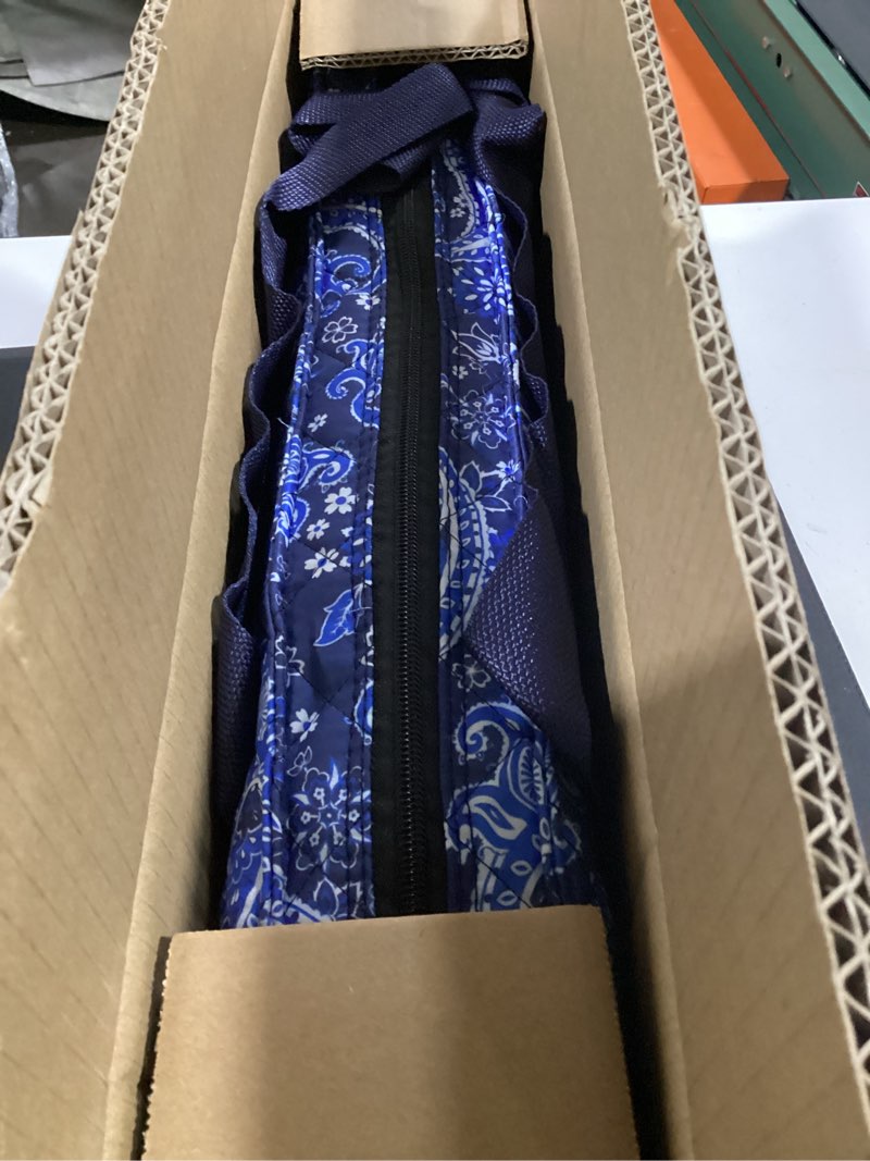 Condition photo showing New/Like New for american mahjong game set, 166 white tiles, blue printed bag with entire accessories, 4 all-in-one rack/pushers, mahjong tiles set