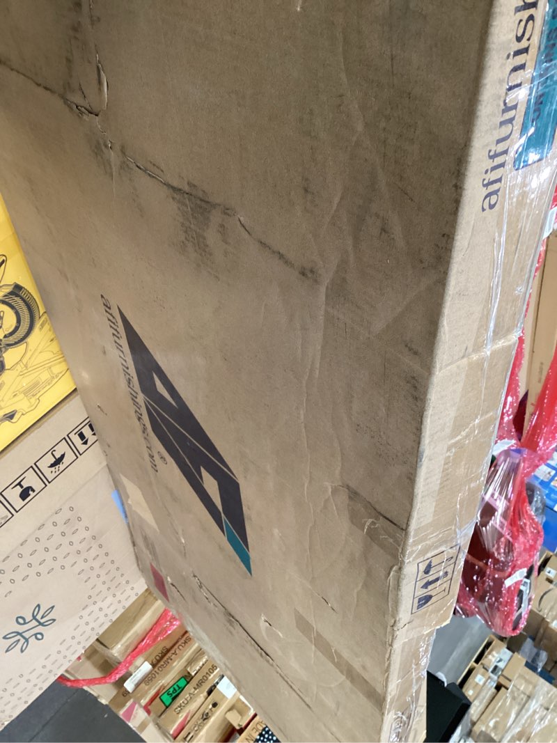 Condition photo showing As Is for AFI Nantucket Full Headboard with Turbo Charger in Espresso Full Espresso