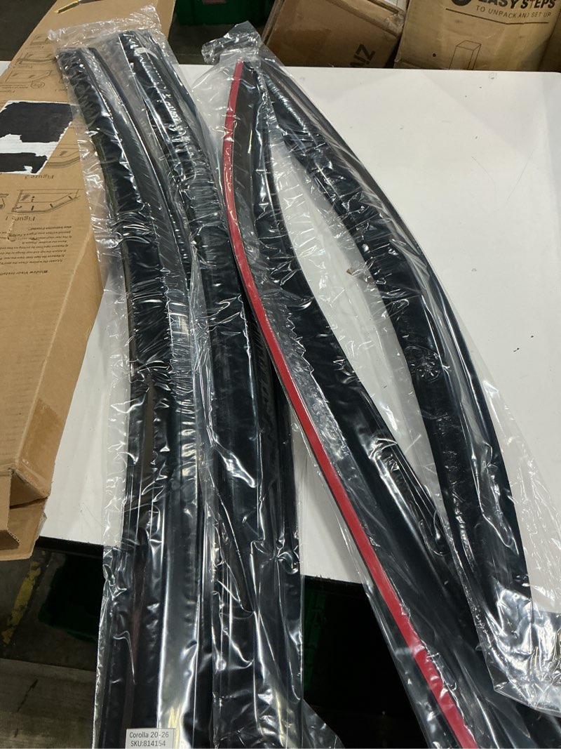 Condition photo showing Good Condition for kpy rain guards fit for 1982–1990 chevrolet s10/gmc s15, 1983-1994 s10 blazer/s15 jimmy, out-channel window visors vent wind deflectors 2pc, 1985-2005 chevy astro/gmc safari, 1991-1993 gmc sonoma 1982-1990 s10/s15 & 1985-2005 astro/safari