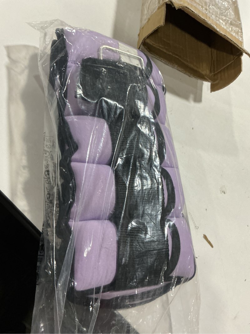 Condition photo showing Good Condition for Sportneer Adjustable Ankle Weights 1 Pair 2 4 6 8 10 Lbs Leg Weight Straps for Women Men, Weighted Ankle Weights Set for Gym,Fitness, Workout,Walking, Jogging,1-5 lbs Each Ankle, 1 Pair 2-10 lbs Lavender