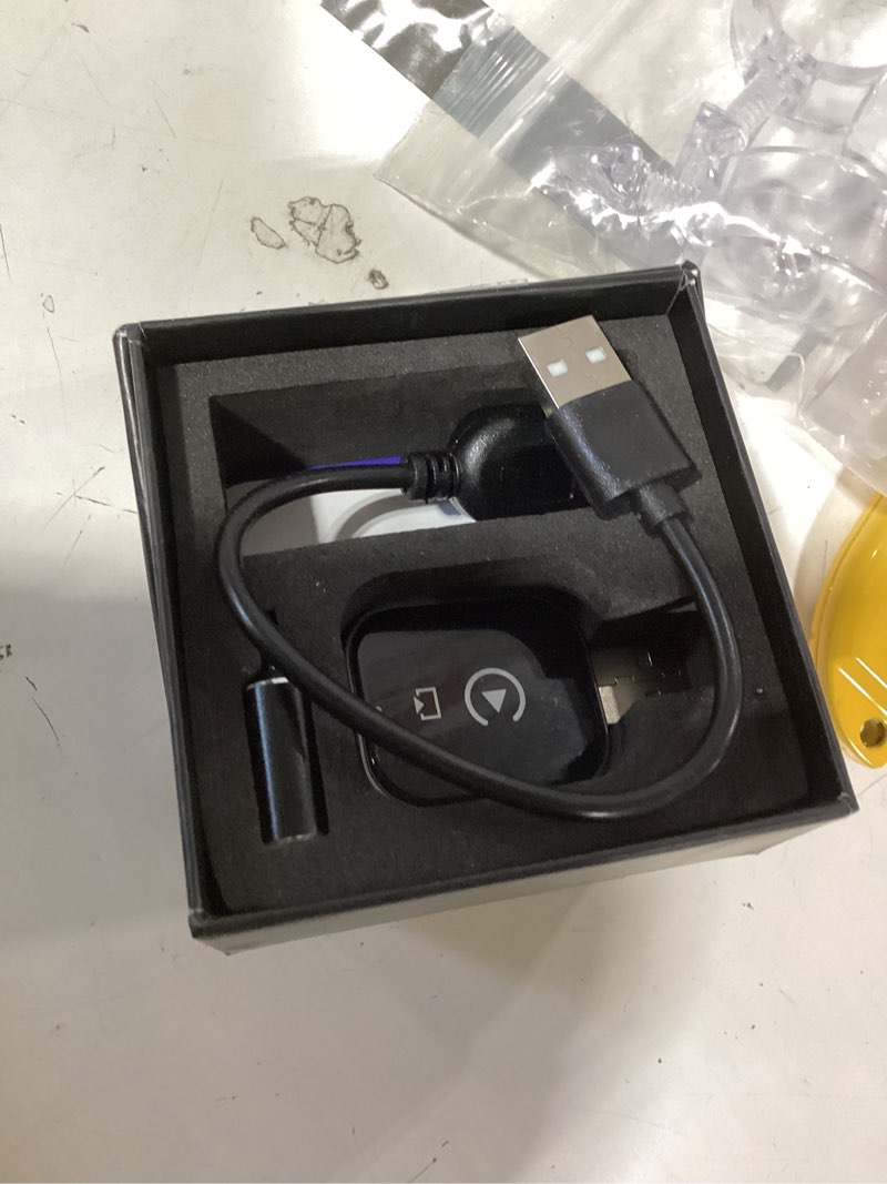 Condition photo showing New/Like New for wireless carplay adapter for apple iphone - 4 in 1 airplay mirror link adapter multi-user seamless connection converts wired to wireless carplay adapter - no latency from ios 10+ to screen w/usb-c