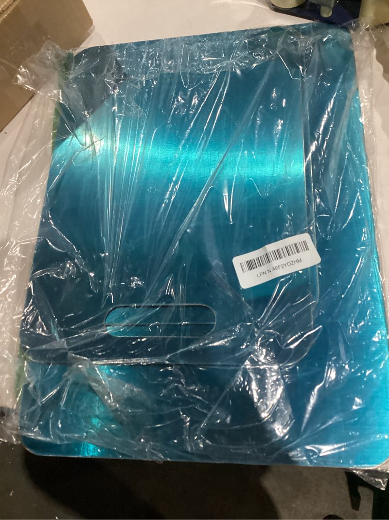 Condition photo showing As Is for Similar Katuchef Titanium Cutting Board - Upgraded 100% Pure Titanium Cutting Boards for Kitchen Non Toxic, Double-Grade Hygiene Durable Non Moldy Dishwasher Safe Meat Fruit Metal Board (1PC 12 * 18 Inch) XX-Large