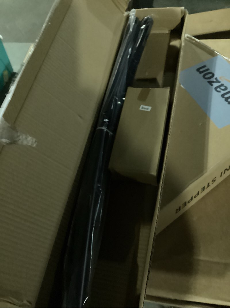 Condition photo showing Good Condition for Adjustable 30-45 inches Curved Shower Curtain Rod, Premium Stainless Steel Rustproof Shower Rod for Bathroom, Need to Drill, Black Black 30-45 inches