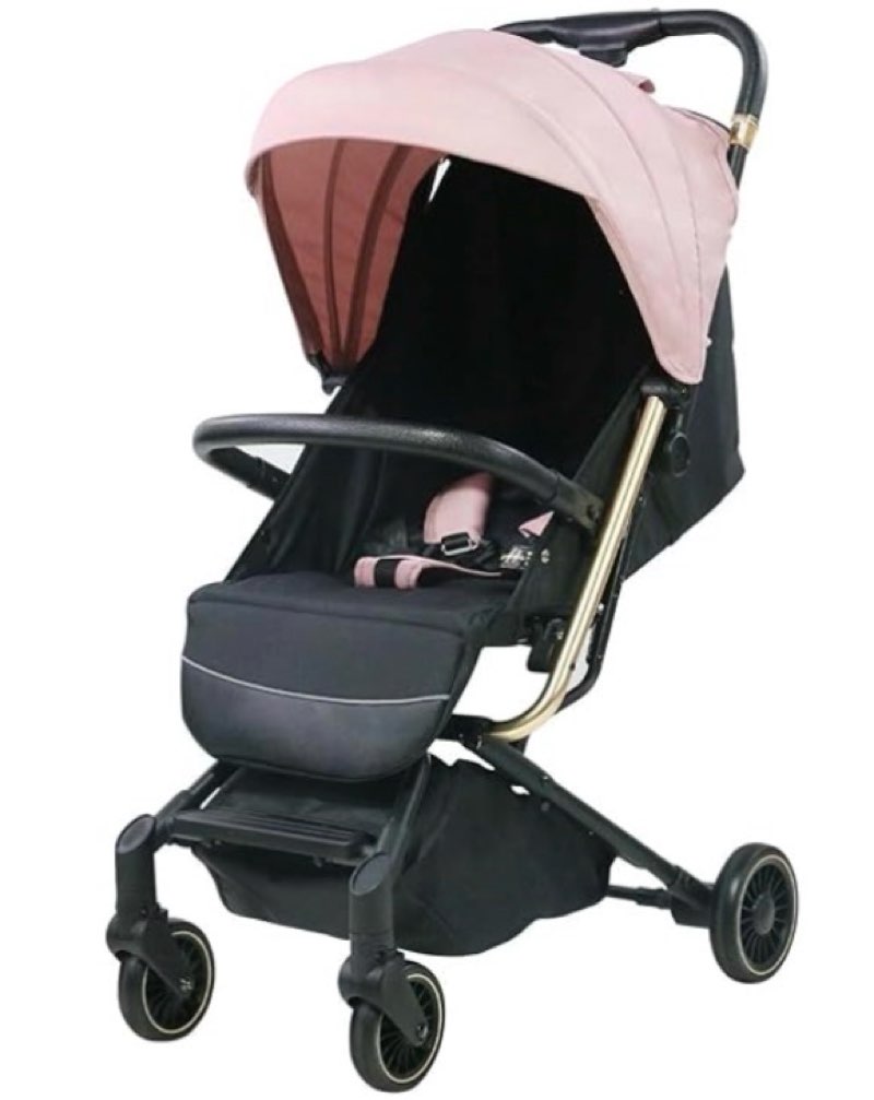 lightweight baby stroller,ultra compact & airplane-friendly travel stroller, one-handed folding for toddler, only 13lbs,with sleep shade, oversize basket (gray)