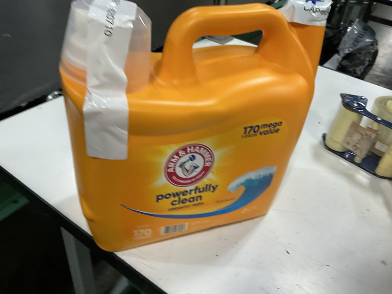 Condition photo showing New/Like New for arm & hammer liquid laundry detergent, clean burst fresh, 170 fl oz, 170 loads clean burst 170 fl oz (pack of 1)