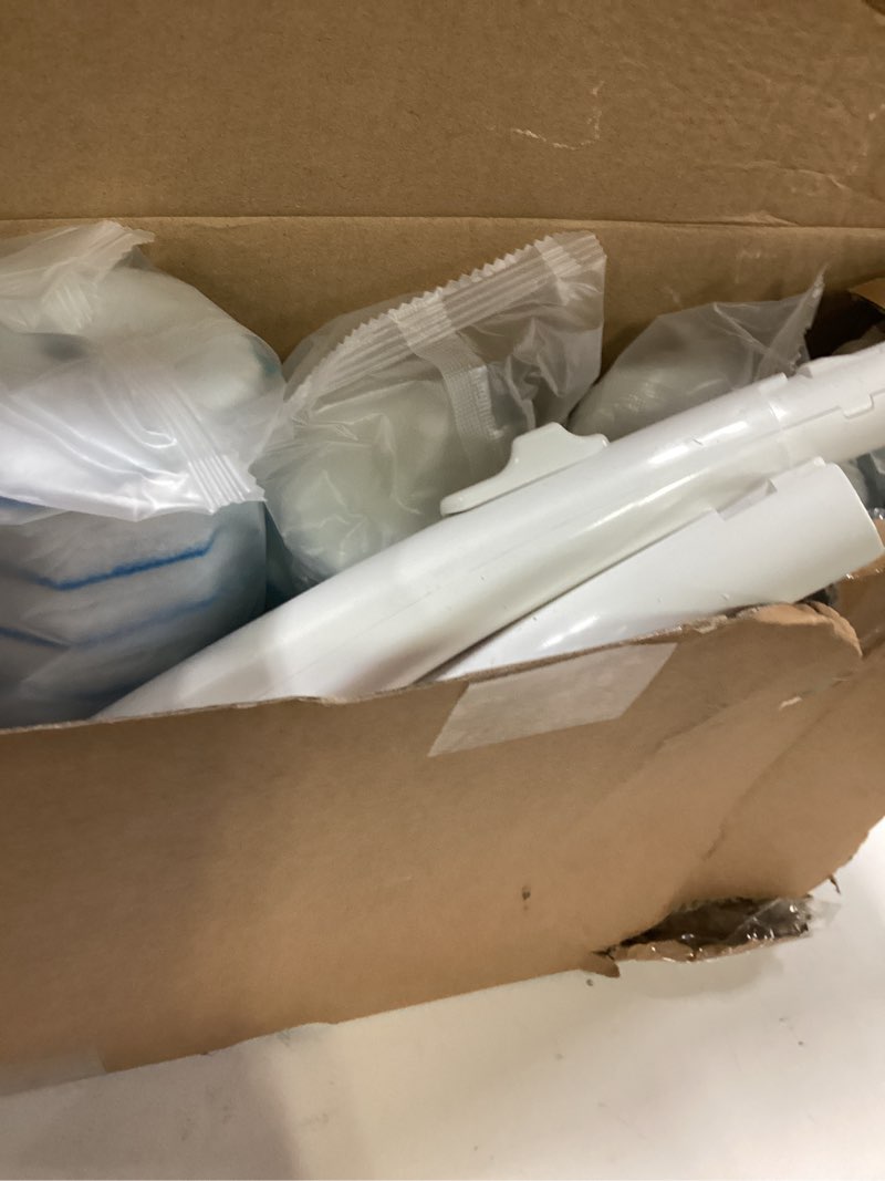 Condition photo showing Good Condition for disposable toilet brush and holder set, with 50 pcs toilet wand refills for clorox, wall mounted disposable toilet bowl wand kit, for bathroom, sink & bathtub, touchless toilet cleaning system