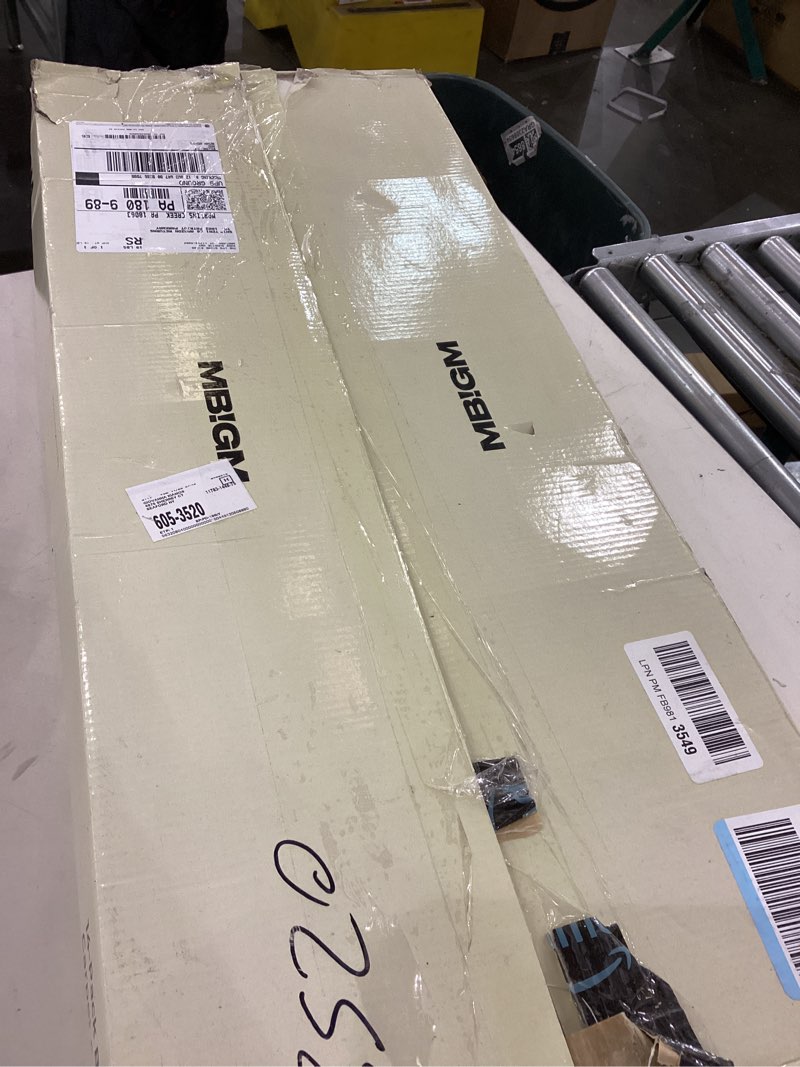 MBIGM Bullnose Non-Slip Stair Treads w/Reusable Adhesive - 14 Pack 9.5" x 30" Wooden Steps Protectio