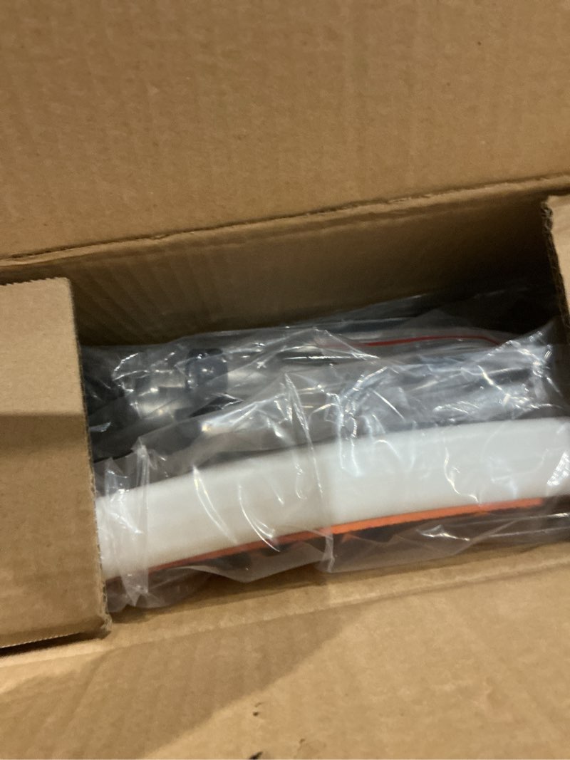 Condition photo showing As Is for Shower Chair Bath Stool Seat 350 Lbs, Height Adjustable Bath Bench with Padded Seat for Seniors, Shower Stool Chair for Inside Shower, Shower Seat Stool with Heavy Duty Crossbar Support (Orange)