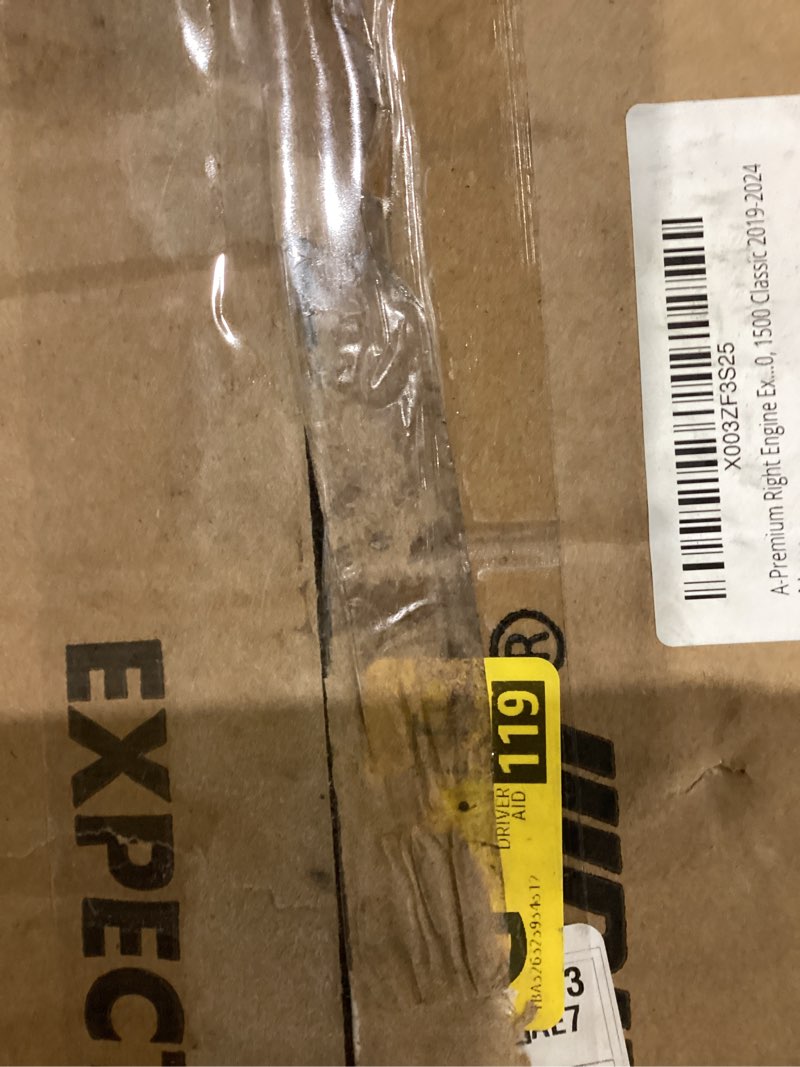 Condition photo showing As Is for A-Premium Right Side [V8 5.7L 6.4L] Engine Exhaust Manifold Kit W/Gasket & Bolts & Nuts Fit for Ram 1500 2013-2018, 2500 2014-2021, 3500 2013-2020, 1500 Classic 2019-2024