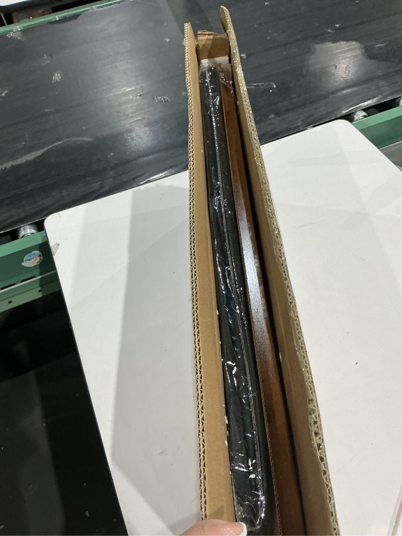 Condition photo showing Good Condition for bamboo luggage rack with 4 storage compartments, foldable suitcase stand for guest room, 150lbs capacity, sturdy, space-saving and easy to assemble organizer walnut 1 pcs