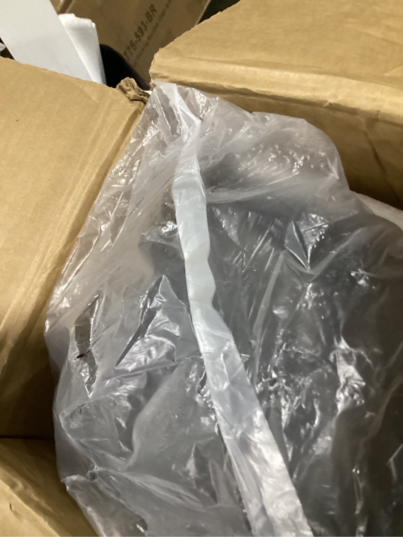 Condition photo showing As Is for goodhoily anti-vibration pad 24" x 24",3/5" heavy duty thick- rubber vibration pad -sound absorbing mat- for dryers, fitness equipmen,audio equipment(square) black 24"l x 24"w x 0.6"th 1