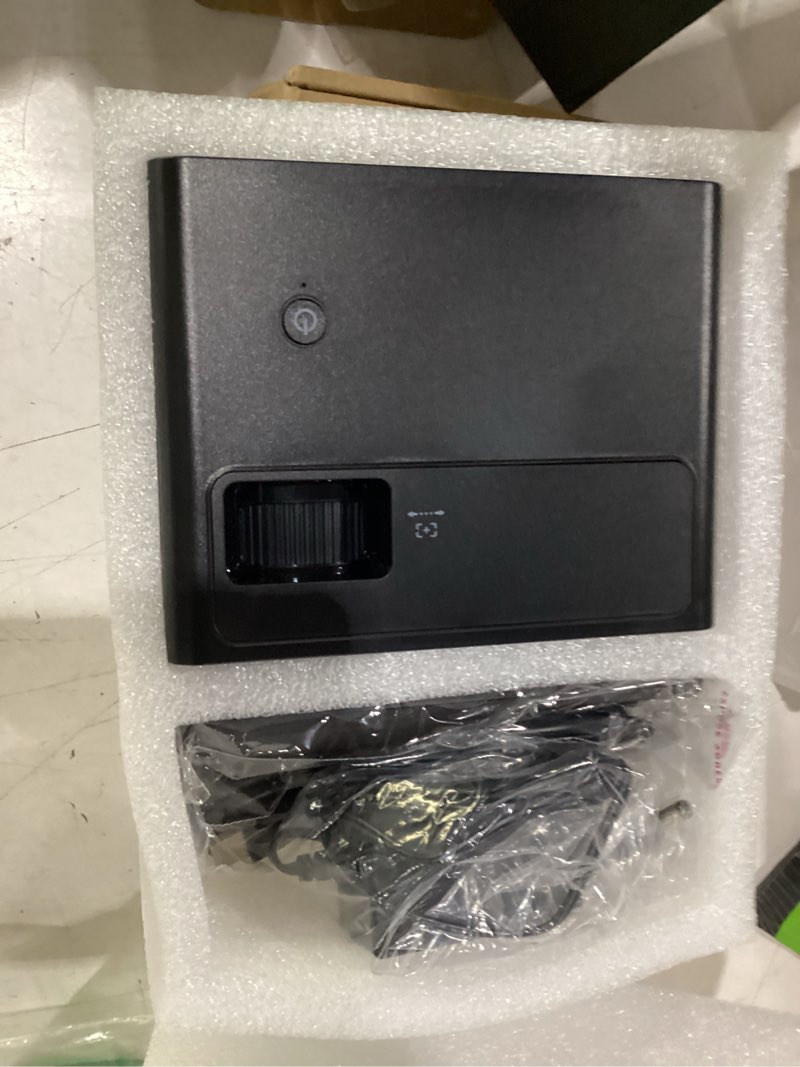 Condition photo showing New/Like New for cibest mini projector, upgraded full hd 1080p support video projector, portable small movie projector, compatible with ios/android/windows/tv stick/box/usb/hdmi mini black