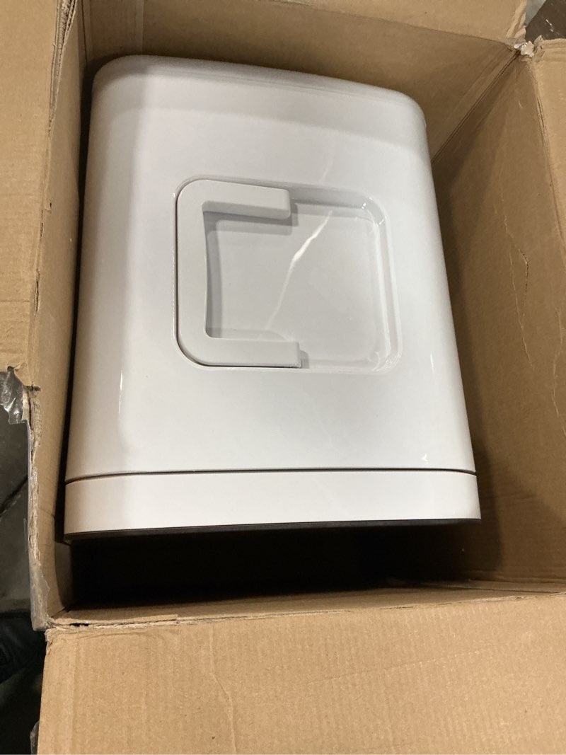 Condition photo showing As Is for Cooluli 15L Mini Fridge for Bedroom - Car, Office Desk & College Dorm Room - 12v Portable Cooler & Warmer for Food, Drinks, Skincare, Beauty & Makeup - AC/DC Small Refrigerator with Glass Front, Gold 15 Liter Gold