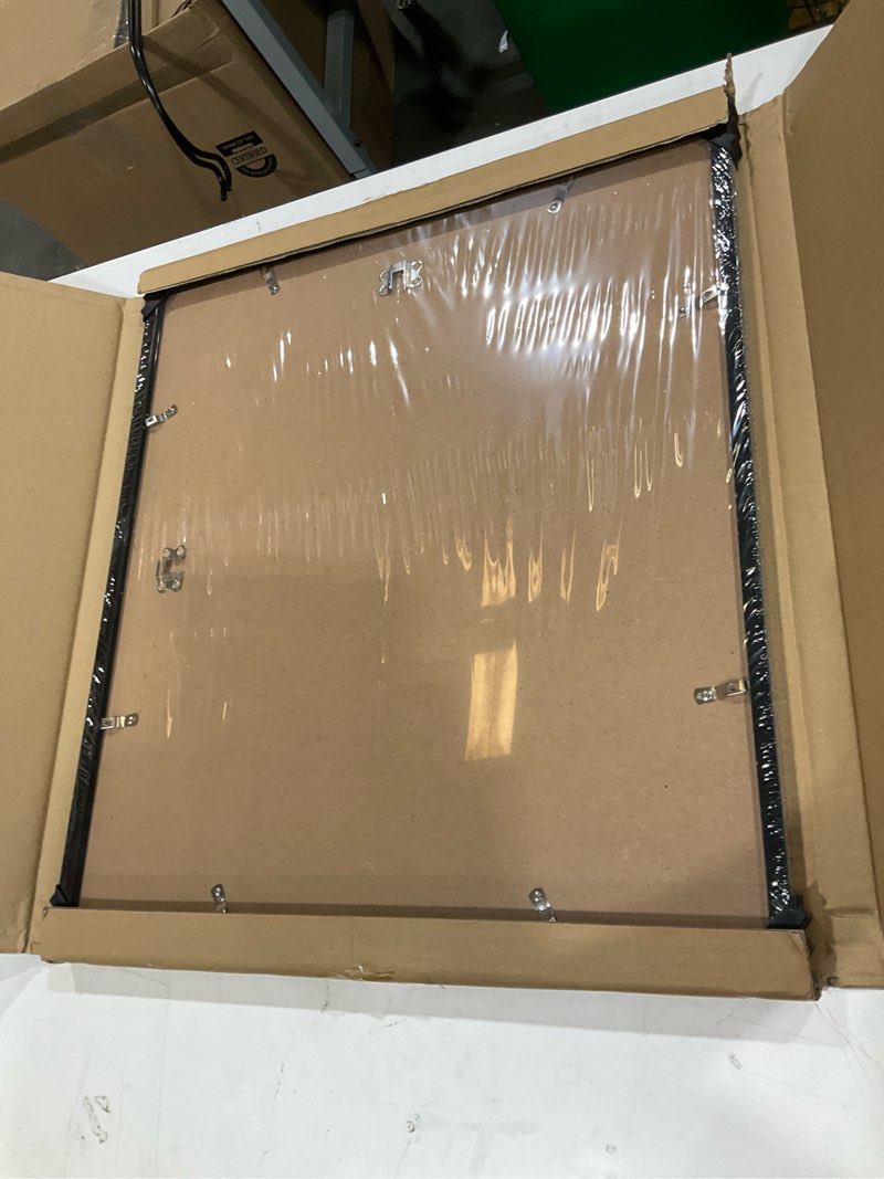 Condition photo showing New/Like New for lavie home 18x20 picture frame for wall display, 18x20 black picture frame with hd plexiglas, 18 x 20 poster frame 1 pack, display frame for vertical or horizontal, classic collection black 18x20 1