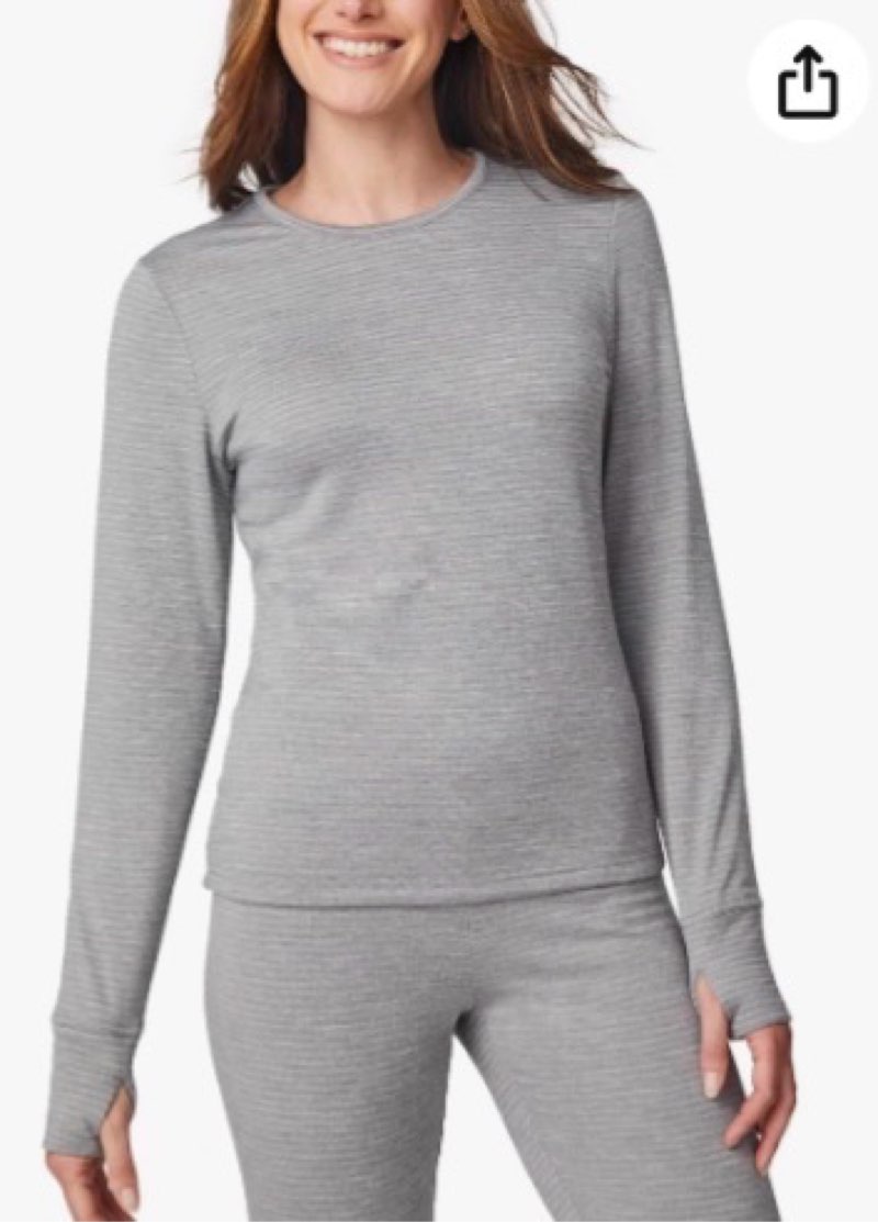 FREE COUNTRY MICROTECH HEAT FORCE GRID FLEECE LADIES BASE LAYER TOP XL