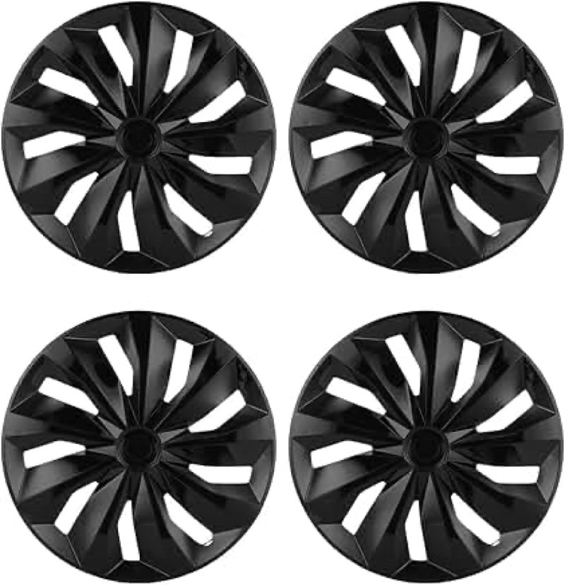 ABX Wheel Covers, Set of 4, 16-inch, ABS Material Rim Covers, Snap-On Installation, for Car, Truck, SUV, Replacement, for Toyota Camry, Nissan, Mazda, etc., Color