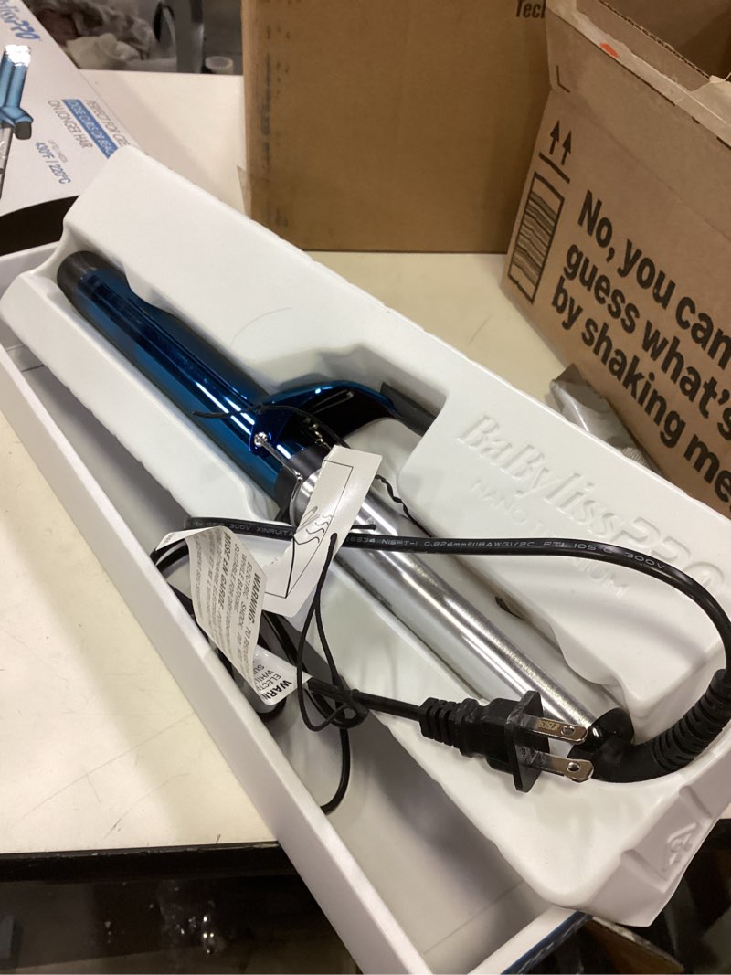 Condition photo showing Good Condition for Nano Titanium Professional Curling Iron with Extended Barrel Perfect for Longer Hair 1 1/4 Inch