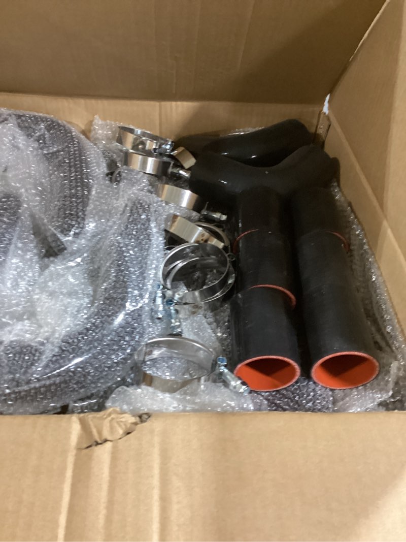 Condition photo showing Good Condition for 8PCS Universal Aluminum 2 Inch Intercooler Piping U-Pipe Black Kit & T-Bolt Clamps & Black Coupler