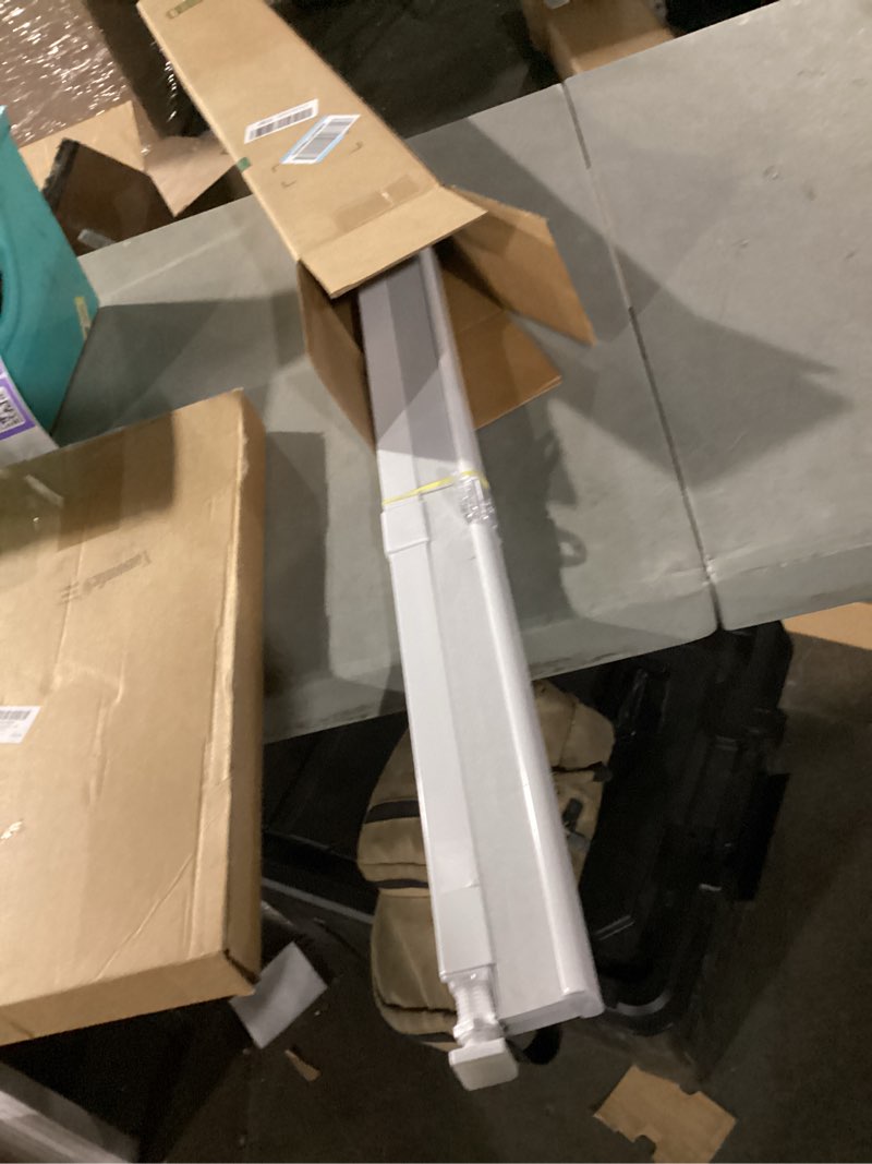 Condition photo showing As Is for Item similar to photo) Lotus & Windoware Cordless, 2 Inch Faux Wood Blind, 34\" Wide x 60\" Long, Window Blinds, Blinds & Shades, Blinds for Indoor Windows, Embossed, Bright White