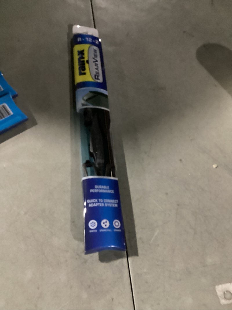 Condition photo showing New/Like New for Rain-X 850212 RearView Wiper Blade 12", OEM Replacement Rear Windshield Wiper, Interchangeable Adapter for Easy Installation, All-Weather & All-Season Performance, Composite Composite 12 Inch