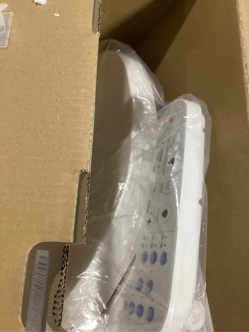 Condition photo showing Good Condition for KERDE P30B Bidet Toilet Seat - Dual Control (Side Panel & Remote), Warm Water Wash, Heated Seat, Warm Air Dryer, LED Night Light,Existing Toilets Electric Bidet Elongated Electronic Heated Smart Minimalist