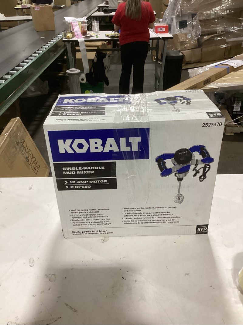 Condition photo showing Good Condition for Kobalt Mud mixer 1.9 -HP Concrete Mixers