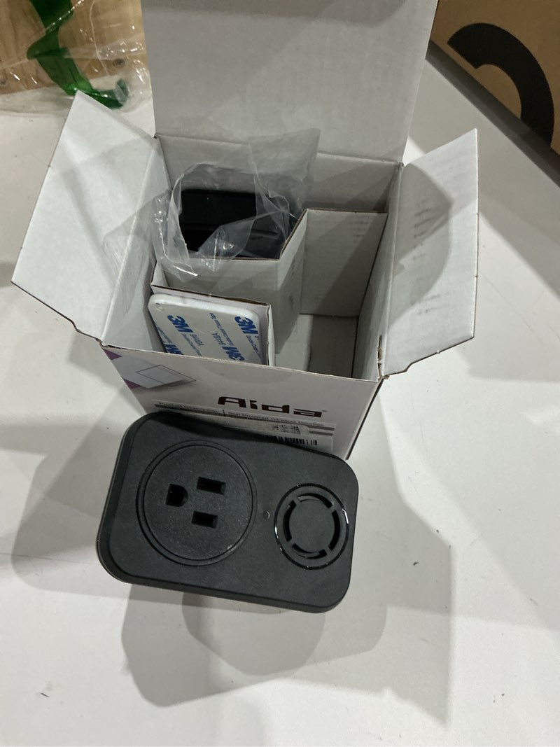 Condition photo showing Good Condition for aida wireless doorbell, self-powered doorbell with extra socket, no battery required push button, cordless door bell ringer, 5 volume levels with 32 doorbell chimes (black, 2 button & 1 receiver) 2 buttons & 1 receiver black