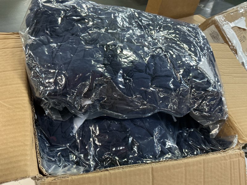 Condition photo showing Good Condition for vevor chair covers, polyester spandex chair cover, stretch slipcovers for wedding party dining banquet flat-front chair covers (navy blue-a, 50pcs) navy blue-a 50pcs