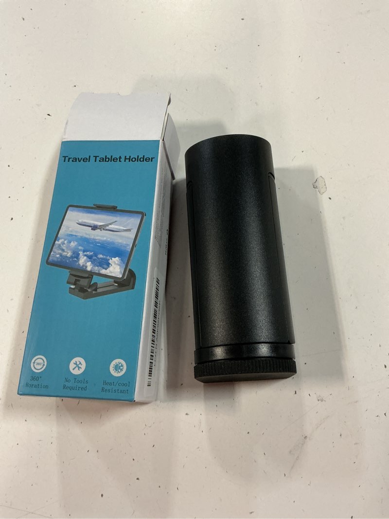 Condition photo showing Good Condition for Universal Airplane Tablet Holder Mount, Travel Stand, Handsfree Travel with Multi-Directional 360 °Rotation for Flying, Desk, Study (Universal Airplane Tablet Holder Mount)