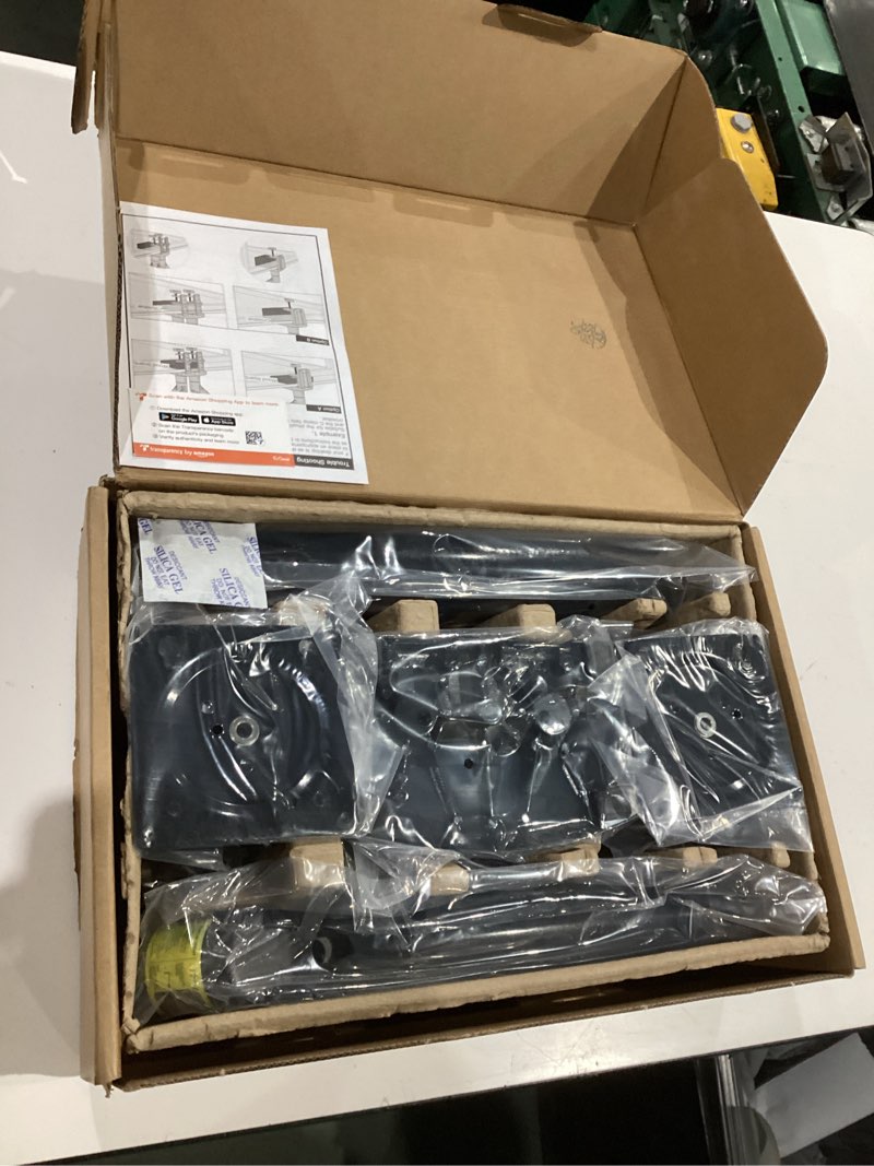 Condition photo showing Good Condition for ergear dual monitor desk mount up to 40 inches screens, max 26.4lbs capacity each, heavy duty ultrawide monitor arm with usb ports, height adjustable monitor stand, vesa 75x75mm or 100x100mm, black dual arms 13"-40"