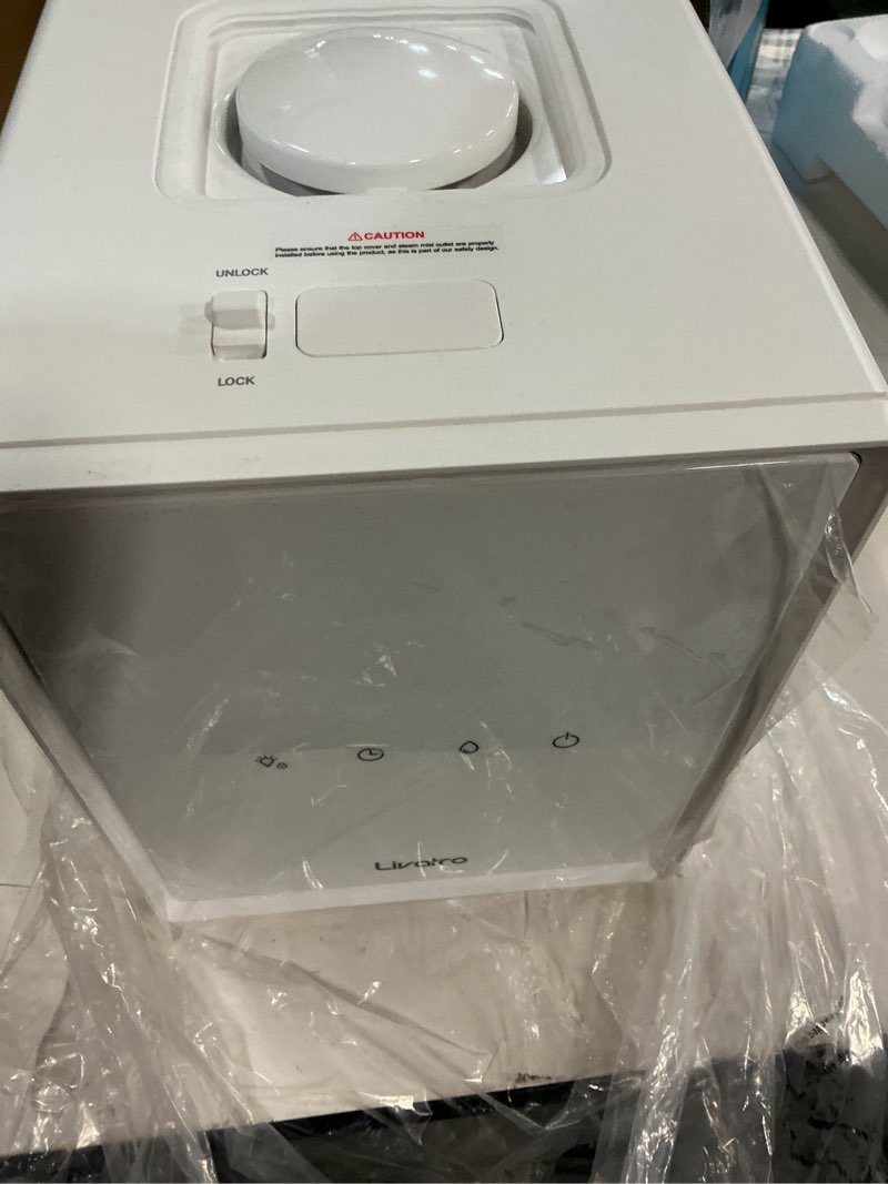 Condition photo showing New/Like New for Stainless Steel Humidifier, 3L Warm Mist Humidifier, Easy Clean with Warm Steam Humidifier, Healthy Air Mist Humidifiers for Bedroom Living Room, with Sleep Mode and Auto-off Setting 3LWhite