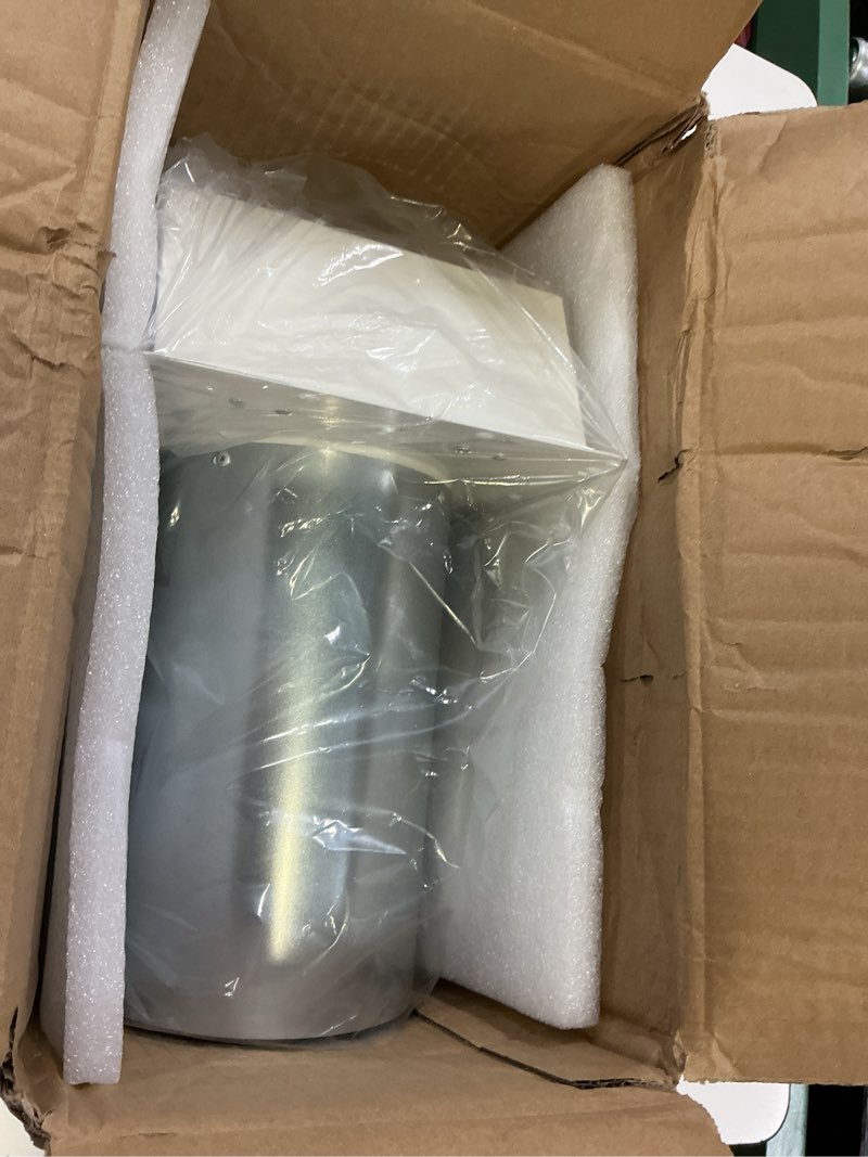 Condition photo showing New/Like New for 5 inch hooded wall vent with screen and damper,5" vent hood wall exhaust vent cover,dryer vent cover outside,5"vent cover exterior wall vent cap for range hood kitchen air ventilation,galvanized steel 5 inch white