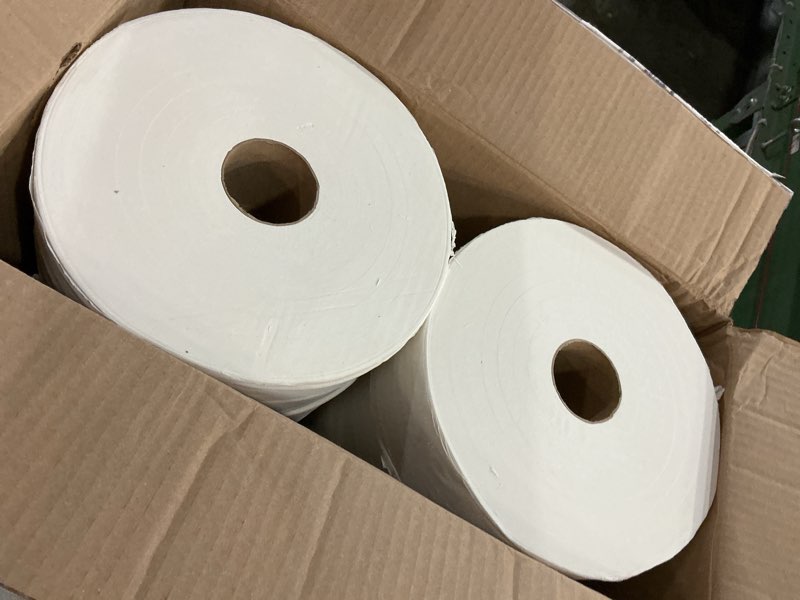 Condition photo showing New/Like New for tork 12021502 advanced jumbo roll 2-ply toilet tissue, white