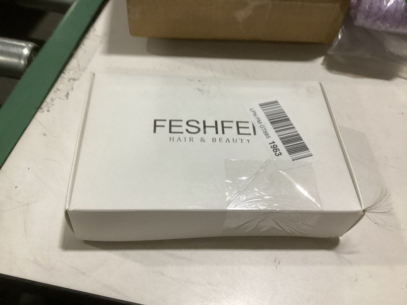 Condition photo showing Good Condition for feshfen pixie cut wigs synthetic platinum grey short pixie haircut wig with bangs glueless layered wavy granny gray wigs for women men
