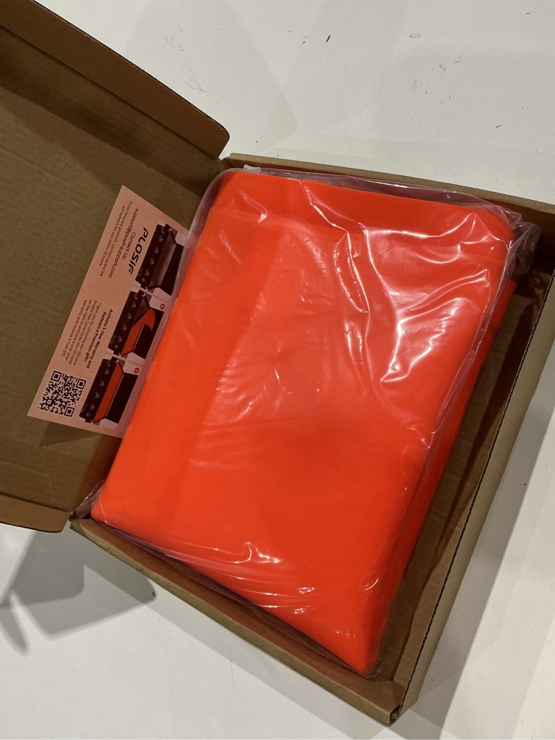 Condition photo showing Good Condition for 28” silicone griddle mat for blackstone - heavy-duty food-grade griddle cover & full surface protection, waterproof, rust & dust-proof, essential blackstone griddle accessories for outdoor bbq 28" x 18" x 0.8"
