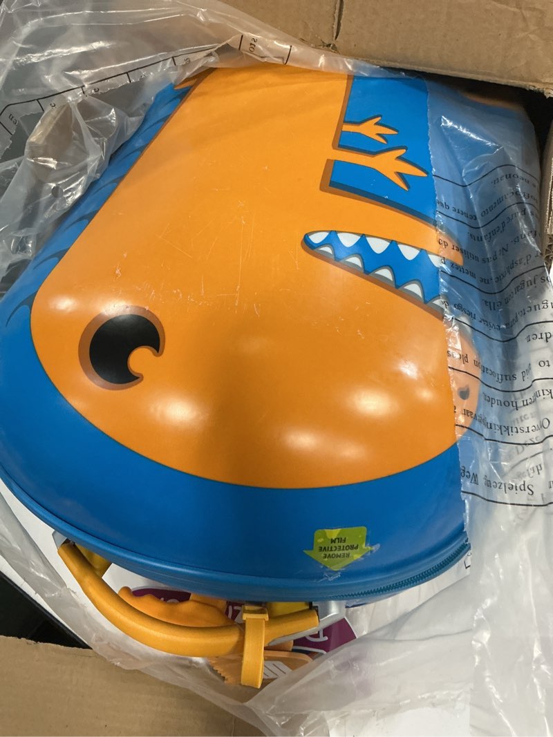 Condition photo showing Good Condition for rockland jr. kids' my first hardside spinner luggage,telescoping handles, dinosaur, carry-on 19-inch 17" dinosaur