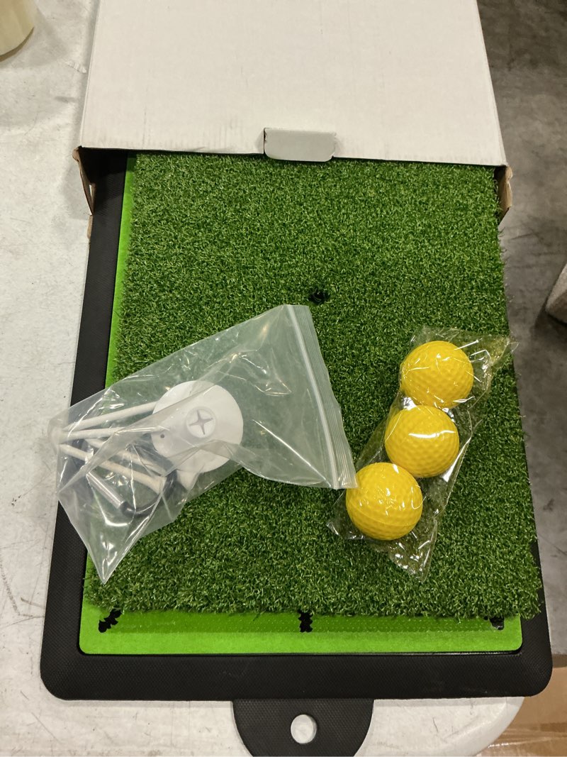 Condition photo showing New/Like New for golf swing mat - golf practice mat - golf training mat - premium artificial turf, swing path feedback, training mat - aid for the beginner to the advanced golfer
