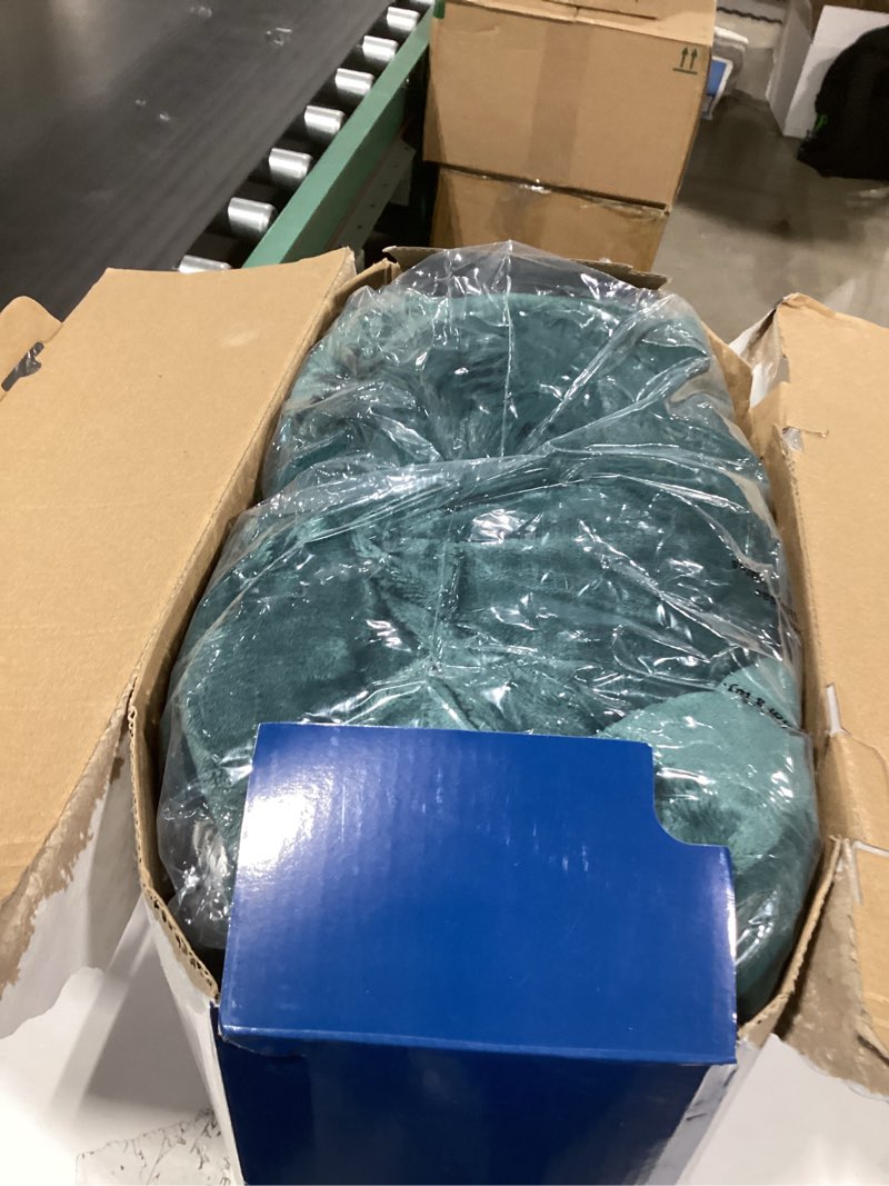 Condition photo showing Good Condition for Heated Blanket Full Size,Flannel & Faux Rabbit Fur Bubble Fleece Electric Throw Blanket, 6 Heat Settings, 1-10 Hour Auto-Off, Overheat Protection, ETL Certified,72" x 84",Machine Washable,Deep Green Deep Green 7284-Full