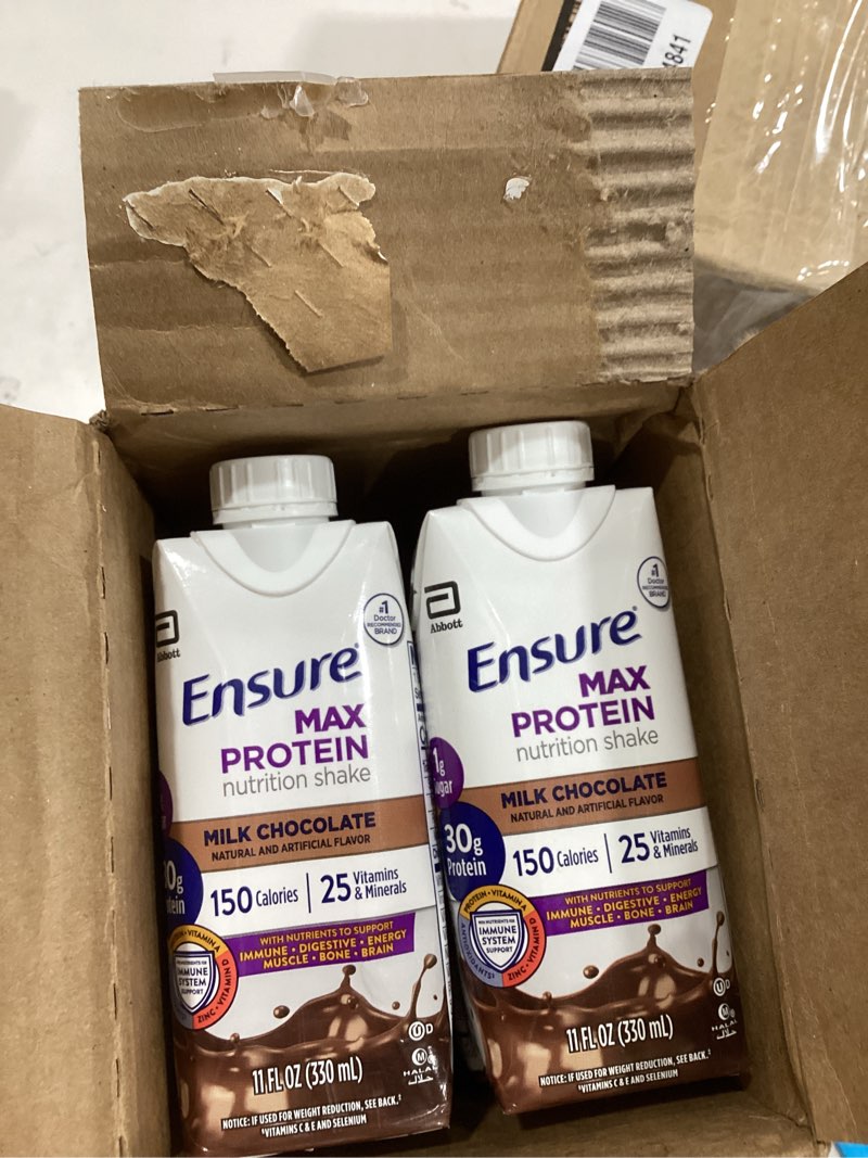 Condition photo showing Good Condition for Ensure max protein shake