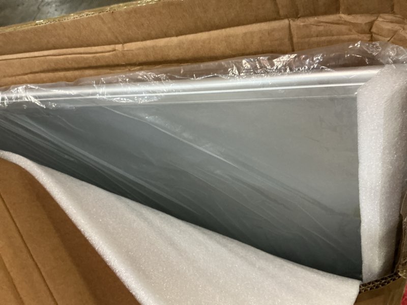 Condition photo showing Good Condition for h-qprobd dry erase board for wall 72"x40" aluminum presentation magnetic whiteboard with long pen tray, wall-mounted white board for school, office and home 72"x40" white(1pcs)