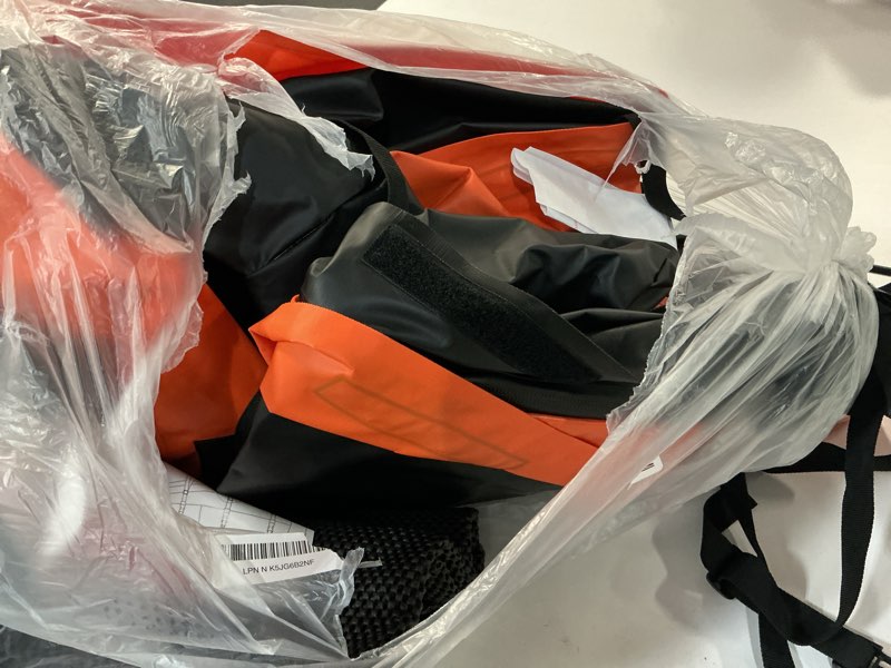 Condition photo showing As Is for MeeFar Car Roof Bag XBEEK Rooftop top Cargo Carrier Bag 20 Cubic feet Waterproof for All Cars with/W