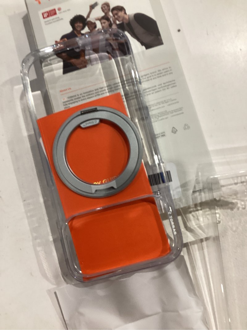 Condition photo showing Good Condition for TORRAS 360 Magnetic Stand for iPhone 17 Pro Max Case, [Fit for MagSafe] [4X Military-Grade Protection] Slim Case for iPhone 17 Pro Max 6.9" 2025, Clear, Ostand O3 Fitness Series B-Crystal Clear For iPhone 17 Pro Max