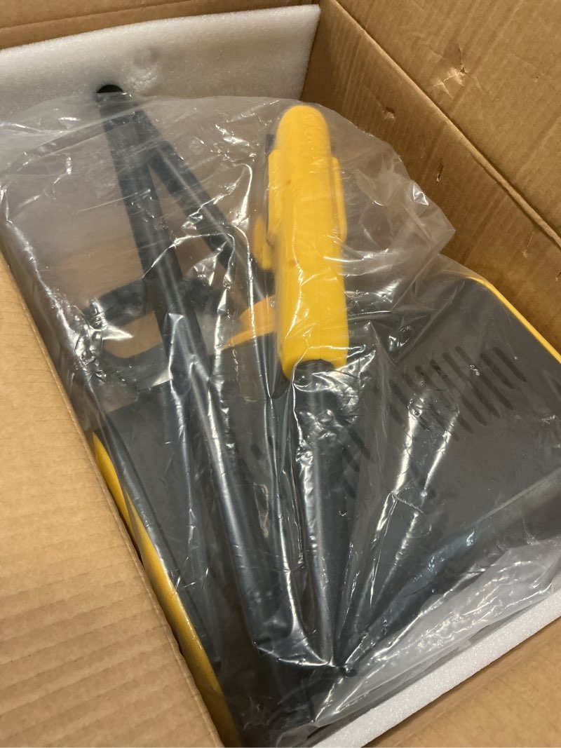 Condition photo showing Good Condition for Cordless Snow Shovel, 20V Electric Snow Blower Compatible with De-Wait(No Battery), 13.5 Inch Cordless Snow Removal Shovel with Directional Plate - Yellow No Battery-Yellow