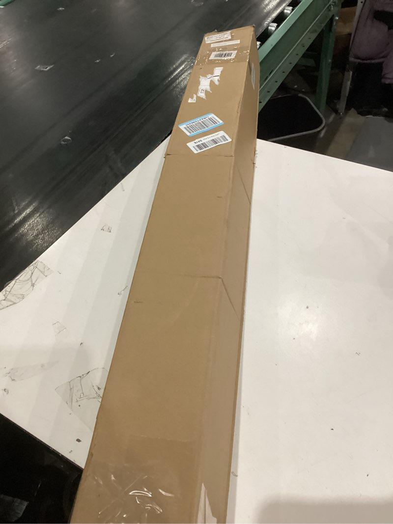 Condition photo showing As Is for LazBlinds No Tools No Drill Cordless Bamboo Roman Shades, Light Filtering Window Treatment, Roll Up Bamboo Blinds for Windows 47'' W x 64'' H, Dali Native Light Filtering-dali Native 47" W x 64" H