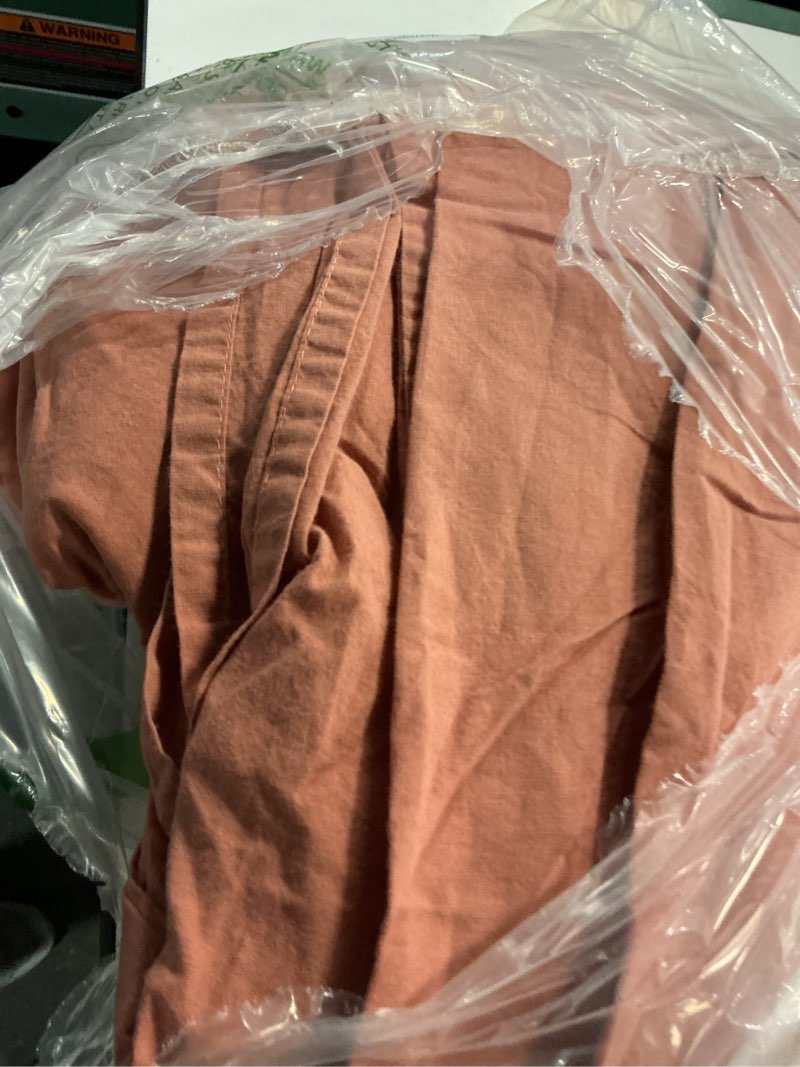 Condition photo showing Good Condition for lane linen 100% organic cotton queen sheets, eco friendly mercerized cotton fully elasticized bedding sheets & pillowcase set, low pill fade resistant naturally cooling bedding queen size- rose dawn queen 15: rose dawn