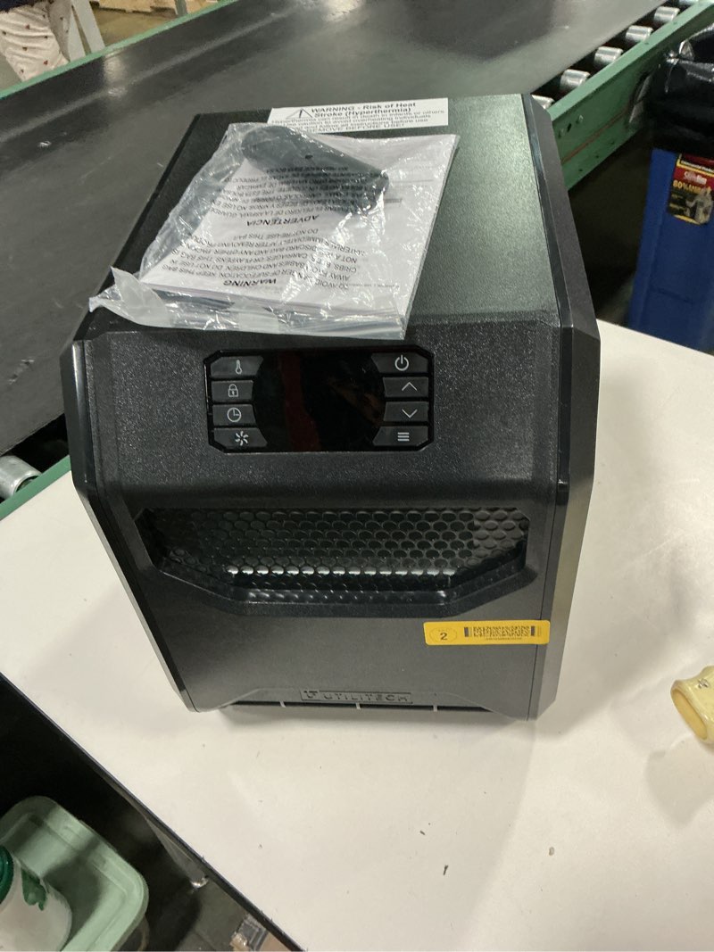 Condition photo showing Good Condition for 100+ bought last week Utilitech 1500W Cabinet Heater 1500 -Watt Infrared quartz Cabinet Indoor Electric Space